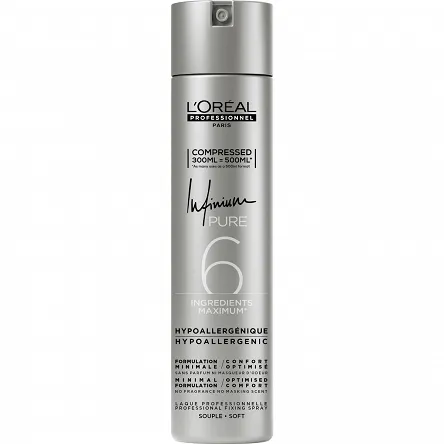 Lakier Loreal Infinium Pure Soft 300ml Lakiery do włosów L'Oreal Professionnel 3474636471706