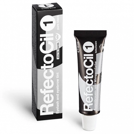 Henna Refectocil 1.0 do brwi i rzęs, kolor czarny 15ml Henna do brwi Refectocil 9003877906940