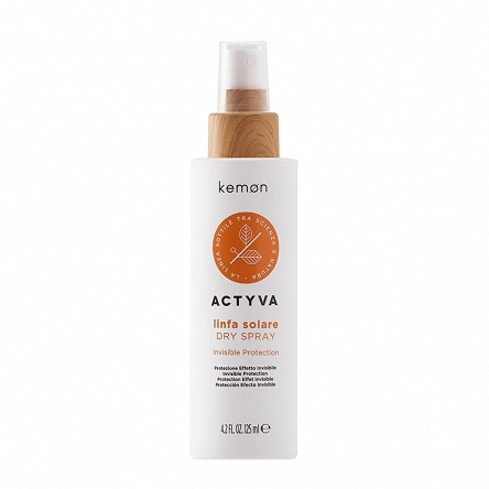 Suchy spray Kemon Actyva Linfa Solare ochronny do kąpieli słonecznej do włosów 125ml Odżywki do włosów Kemon 8020936062127