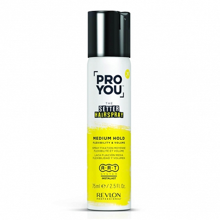 Lakier Revlon ProYou Setter Hairspray Medium do włosów umiarkowanie utrwalający i zwiększający objętość 75ml Lakiery do włosów Revlon Professional 8432225116952