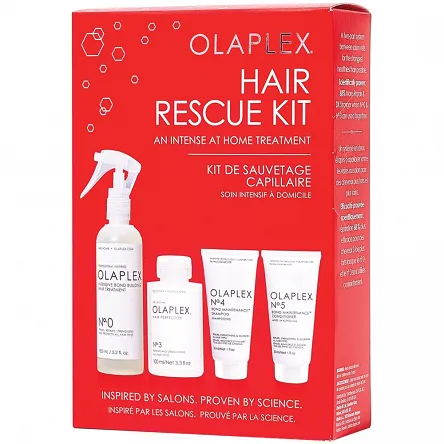 Zestaw Olaplex Rescue Kit No.0, no.3, no.4, no.5 do intensywnej regeneracji włosów Olaplex 850018802178