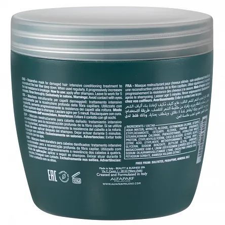 Maska Alfaparf Semi Di Lino RECONSTRUCTION regenerująca włosy zniszczone 500ml Maski regenerujące włosy Alfaparf 8022297175324