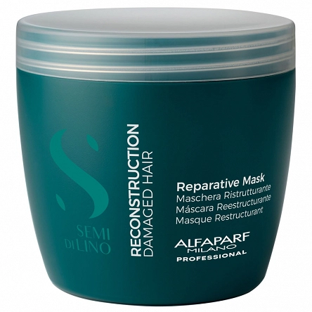 Maska Alfaparf Semi Di Lino RECONSTRUCTION regenerująca włosy zniszczone 500ml Maski regenerujące włosy Alfaparf 8022297175324
