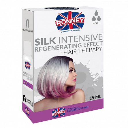 Olejek do włosów RONNEY Hair Oil Silk Oil regenerujący 15ml Olejki do włosów Ronney 5060589154568