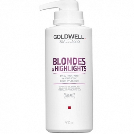 Maska Goldwell Dualsenses Blondes 60s ochładzająca kolor włosów blond 500ml Szampony do włosów blond Goldwell 4021609061236
