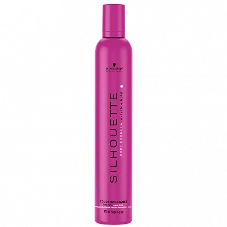 Pianka Schwarzkopf Silhouette Color Brilliance Super Hold do stylizacji włosów 500ml mocna pianka do włosów Schwarzkopf 4045787666328