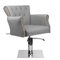 Fotel Hair System Ber 8541 fryzjerski szary dostępny w 48h Fotele fryzjerskie Gabbiano 5906717417238