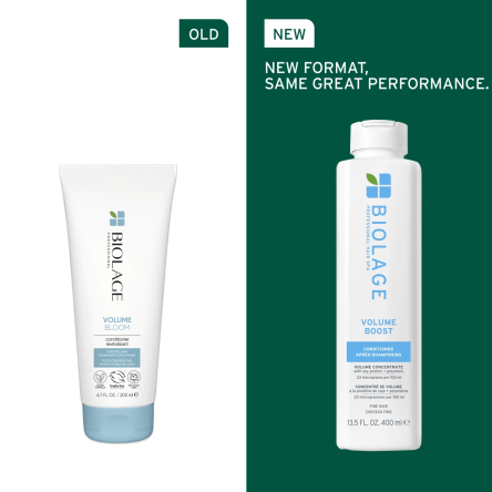 Odżywka Biolage Volume Boost zwiększająca objętość do włosów cienkich 400ml Odżywka nadająca objętość włosom Matrix 3474637268152