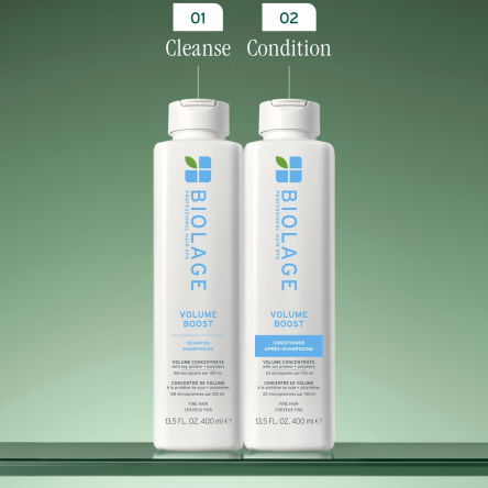 Odżywka Biolage Volume Boost zwiększająca objętość do włosów cienkich 400ml Odżywka nadająca objętość włosom Matrix 3474637268152