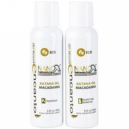 Zestaw Encanto NANOX do keratynowego prostowania włosów 2x473ml Trwała i prostowanie Encanto