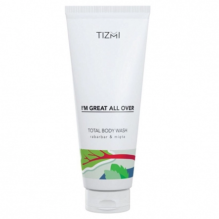 Żel Tizmi Total Body Wash rabarbar & mięta 200ml Żele pod prysznic Tizmi 5901122270058