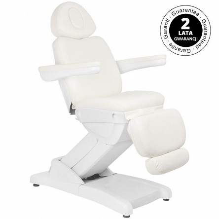 Fotel Activ AZZURRO 871 kosmetyczny elektryczny, biały dostępny w 48h Fotele kosmetyczne elektryczne Activ