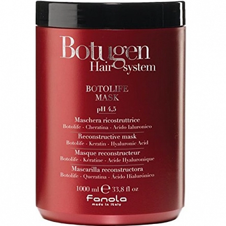 Maska Fanola Botolife regenerująca do włosów zniszczonych 1000ml Maska do włosów zniszczonych Fanola 8032947866458