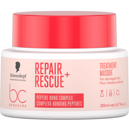 Maska Schwarzkopf BC Bonacure Repair Rescue+ regenerująca do włosów zniszczonych 200ml Schwarzkopf 4067971164052
