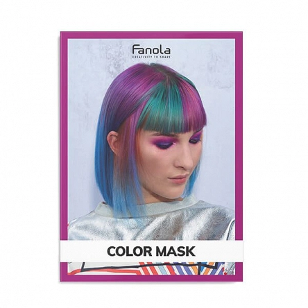 Maska koloryzująca Fanola Color Total Black do włosów, kolor czarny 30ml Maski do włosów Fanola 8008277761060