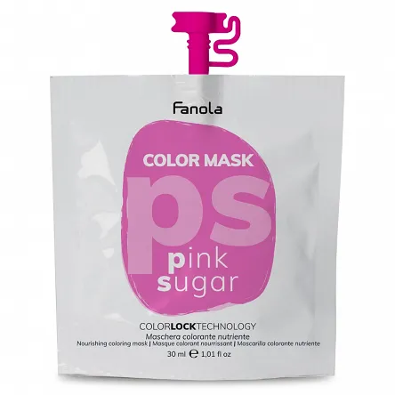 Maska koloryzująca Fanola Color Total Black do włosów, kolor czarny 30ml Maski do włosów Fanola 8008277761060