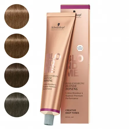 Toner Schwarzkopf Blondme Toning Deep do włosów blond 60ml Farby do włosów Schwarzkopf 4045787564303