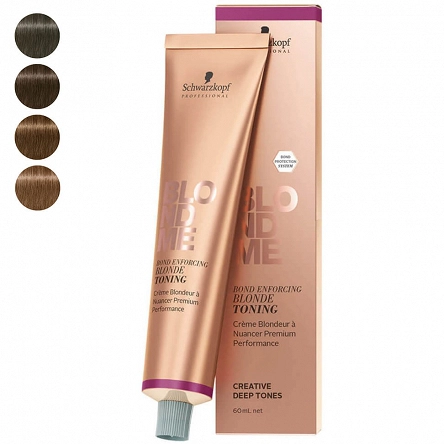 Toner Schwarzkopf Blondme Toning Deep do włosów blond 60ml Farby do włosów Schwarzkopf 4045787564303