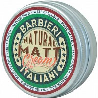 Krem Barbieri Italiani Natural Matt matujący do włosów 100ml Kremy do włosów Barbieri 806809221505