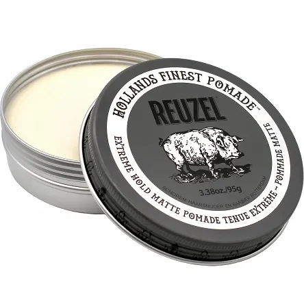 Pomada Reuzel Pomada Extreme Hold Matte matująca do stylizacji włosów 95g Pomada matowa Reuzel 850064164022