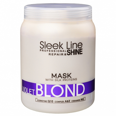 Maska Stapiz Sleek Line Violet Blond neutralizująca do włosów blond 1000g Maski do włosów Stapiz 5906874553404