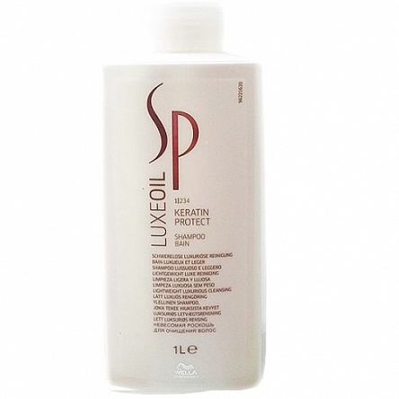 Szampon Wella SP LuxeOil Keratin Protect, wygładzający 1000ml  Szampon regenerujący włosy Wella 4015600612634