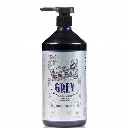 Szampon Beardburys Grey do włosów siwych i szpakowatych 1000ml Szampony do włosów Beardburys 8431332125680