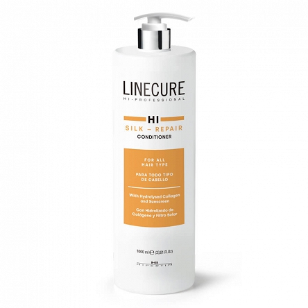 Odżywka Hipertin Linecure Silk-repair jedwabna do włosów 1000ml Odżywka wzmacniająca włosy Hipertin 8430190067088