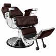 Fotel barberski Gabbiano Royal brązowy dostępny w 48H Fotele barberskie Gabbiano