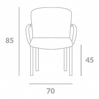 Krzesło Ayala OBSESSION do poczekalni ozdobione kryształami Swarovskiego Sofy, poczekalnie Ayala