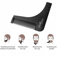 Grzebień Fox BEARD EXPERT barberski do strzyżenia brody Grzebienie fryzjerskie Fox 5904993464366