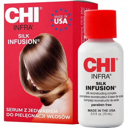 Jedwab CHI Infra Silk Infusion 15ml Jedwab do włosów Farouk 633911631904