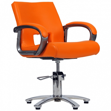 Fotel Italpro Milano pomarańczowy dostępny w 48h Fotele fryzjerskie Italpro