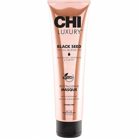 Maska Chi Luxury Black Seed masque nawilżająca z olejkiem z czarnuszki 148ml Maski do włosów Farouk 633911788462
