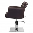 Fotel Hair System Ber 8541 Fotel brązowy dostępny w 48h Fotele fryzjerskie Hair System 5906717417221