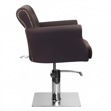 Fotel Hair System Ber 8541 Fotel brązowy dostępny w 48h Fotele fryzjerskie Hair System 5906717417221