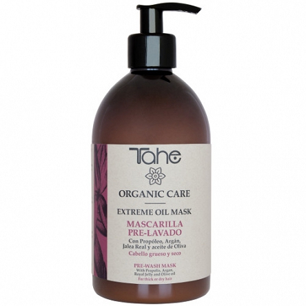 Maska Tahe ORGANIC CARE EXTREME Oil nawilżająca do włosów suchych 500ml Włosy suche Tahe 8426827490282