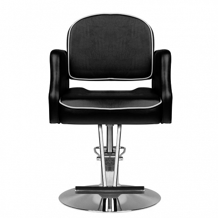 Fotel fryzjerski Hair System HS24, czarny dostępny w 48h Fotele fryzjerskie Hair System 5906717420054