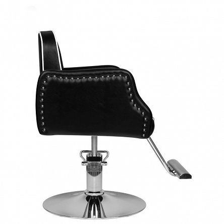 Fotel fryzjerski Hair System HS24, czarny dostępny w 48h Fotele fryzjerskie Hair System 5906717420054