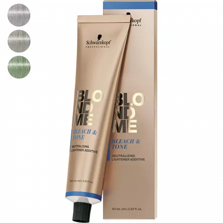Krem Schwarzkopf Blondme Bleach&Tone rozjaśniająco-tonujący do włosów 60ml Farby do włosów blond Schwarzkopf 4045787924763