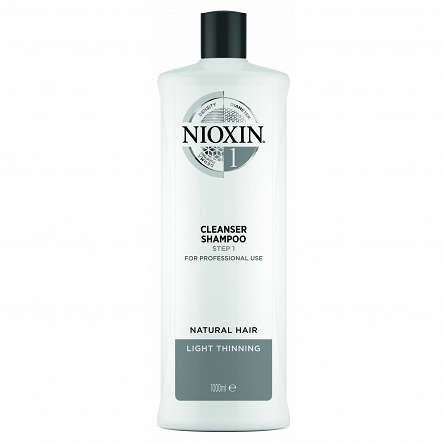 Szampon Nioxin System 1 oczyszczający do włosów naturalnych 1000ml Szampony oczyszczające Nioxin 8005610494883