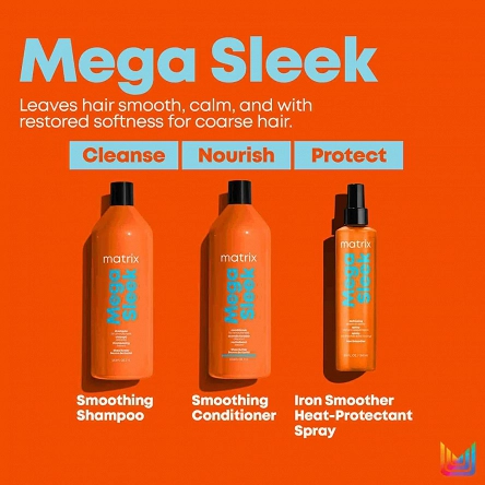Szampon Matrix Mega Sleek wygładzający 1000ml Szampony wygładzające Matrix 3474630740754