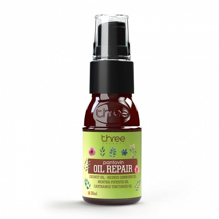Olejek Three Therapy Pantovin Oil Repair nawilżająco-odbudowujący włosy 30ml Olejki do włosów Three Therapy 7898597932414