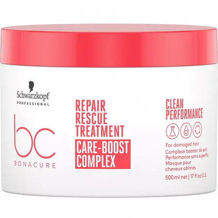 Maska regenerująca Schwarzkopf BC Bonacure Repair Rescue do włosów zniszczonych 500ml Maski regenerujące włosy Schwarzkopf 4067971110172