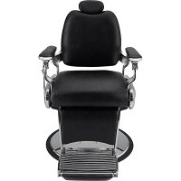 Fotel fryzjerski Ayala BARBER TIGER barberski czarny męski dostępny w 48H Fotele barberskie Ayala