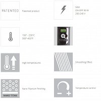 Prostownica do włosów Gamma Piu Extra PRO XL DIGITAL CONTROL szeroka Prostownice do włosów Gamma Piu 8021660009709