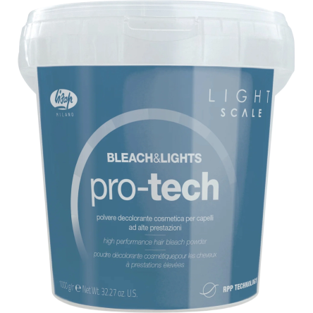 Rozjaśniacz Lisap Light Scale Bleach&Light Pro-Tech, do włosów 1000g Rozjaśniacze do włosów Lisap