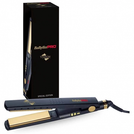 Prostownica BaByliss Pro BAB3091BKTE Black Titanium Ionic z jonizacją do włosów Prostownice z jonizacją BaByliss Pro 3030050161960