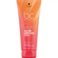 Szampon Schwarzkopf BC Bonacure Sun Protect ochronny do włosów i ciała 200ml Szampony z filtrem UV na lato Schwarzkopf