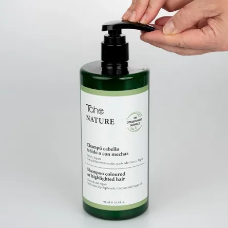 Szampon Tahe Nature Coloured do włosów farbowanych bez siarczanów 750ml Tahe 8426827723762